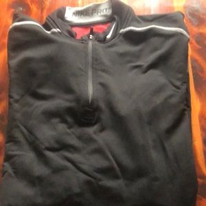 Nike compression half zip fitted